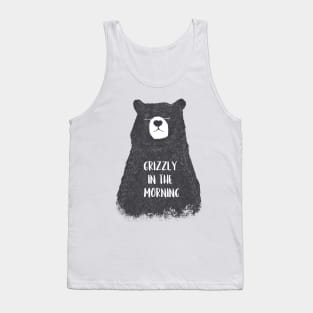 Grizzly in the morning bear Tank Top